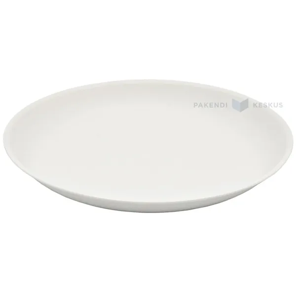 Korduvkasutatav hall plastikust taldrik 20,8cm PP 125x masinpesu
