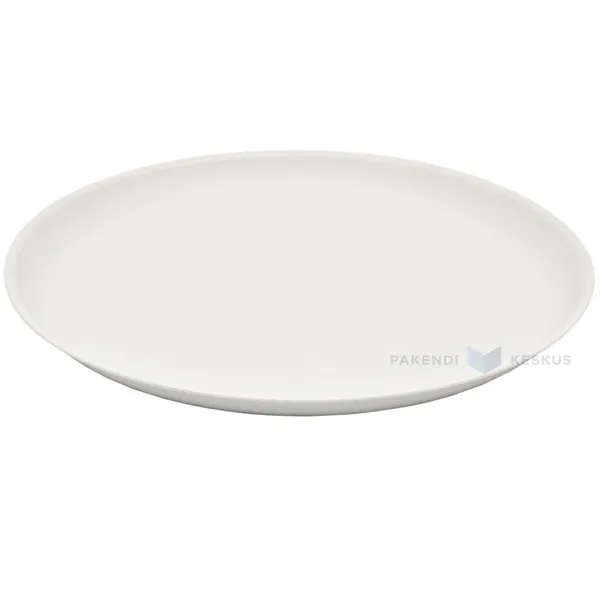 Korduvkasutatav hall plastikust taldrik 27,4cm PP 125x masinpesu