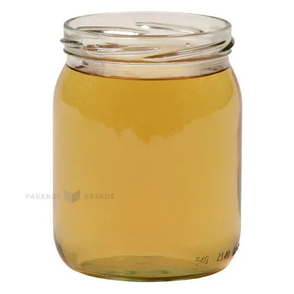 Stikla burka bez vāka 500ml diametrs 82mm