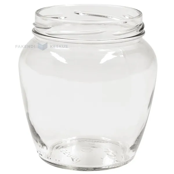 Glass jar without lid Amfora 550ml diameter 82mm