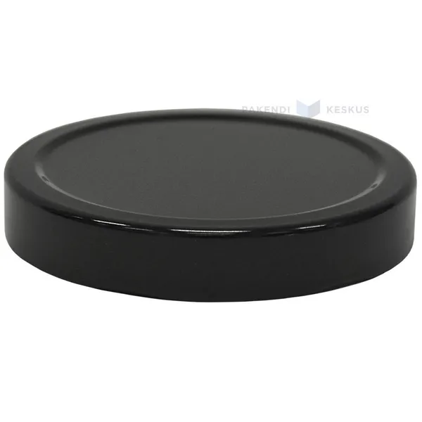 Must kaas klaaspurgile diameetriga 82mm kõrgusega 14mm