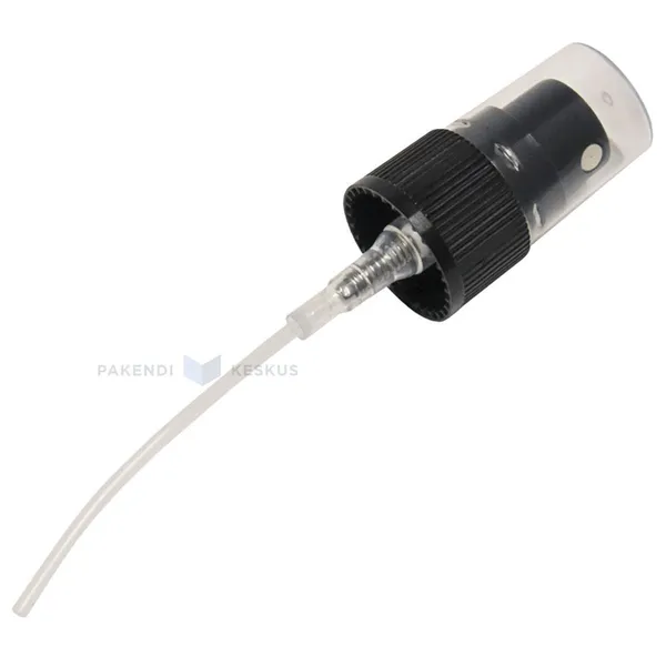 Black spray cork for 30ml glass bottle with diameter 18mm