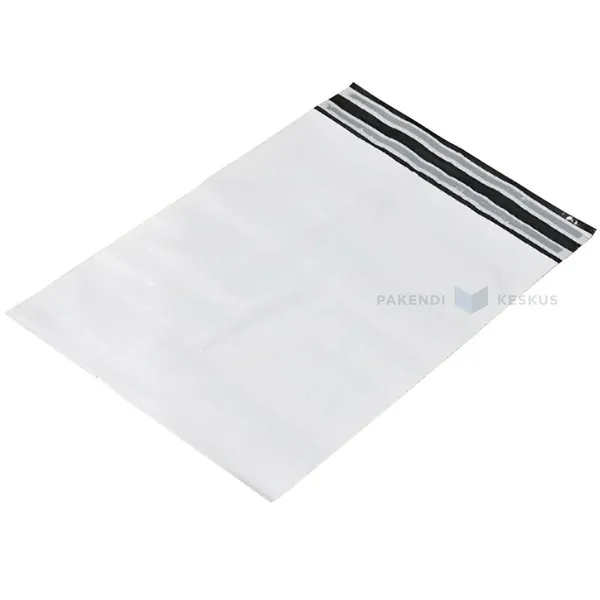 Turvapussi , 35x45+7cm, 2 liimapintaa, perforoitu, musta/valk, 50kpl/pkt