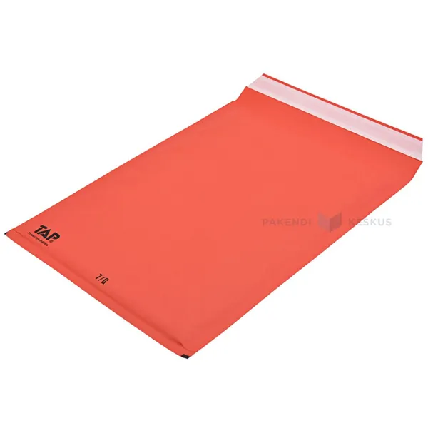 Coral red bubble envelope 23x34cm nr. 17