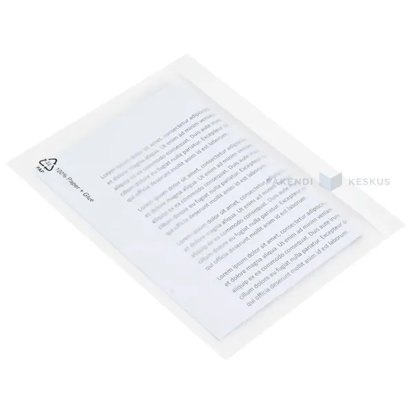 Self adhesive paper document envelope A6, 100pcs/pack