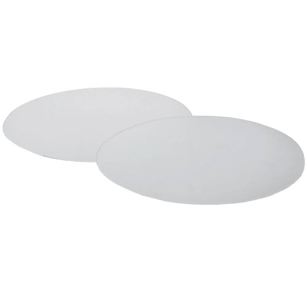 Kakkualusta hopeinen halk. 25cm, 12mm