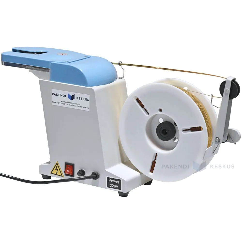 Semi-automatic twist-tying machine