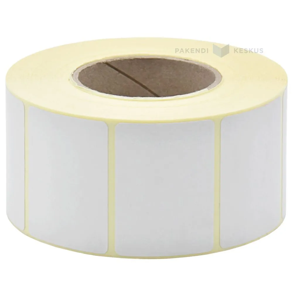 Label with easily removable glue 40x28mm, 1000pcs/roll
