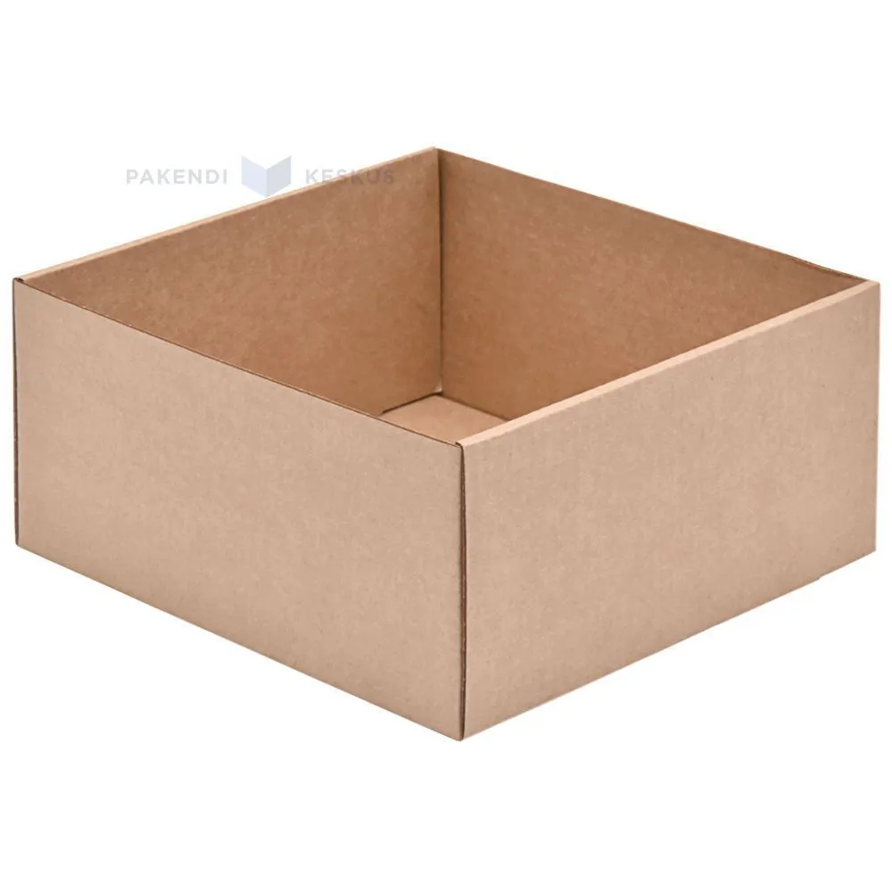 Bottom for corrugated carton box 140x140x70mm