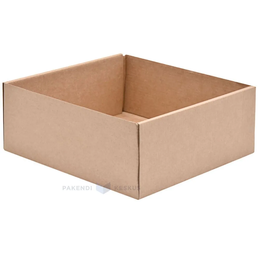 Bottom for corrugated carton box 190x190x80mm