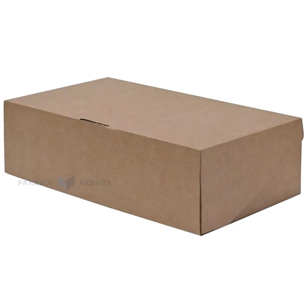 Mini corrugated carton box with lid 340x185x100mm