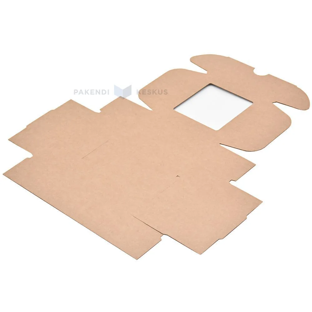 Minilainepappkarp kaanega ja aknaga 120x120x50mm