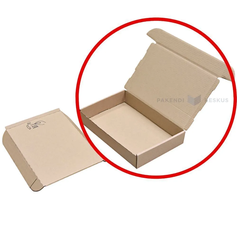 Corrugated cardboard box for laptop without insert 492x290x70mm