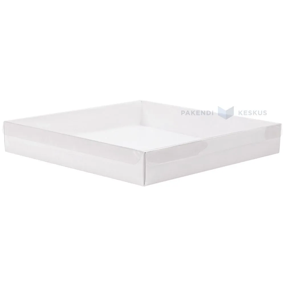 Laatikko 300x300x50mm ruskea/valkoinen