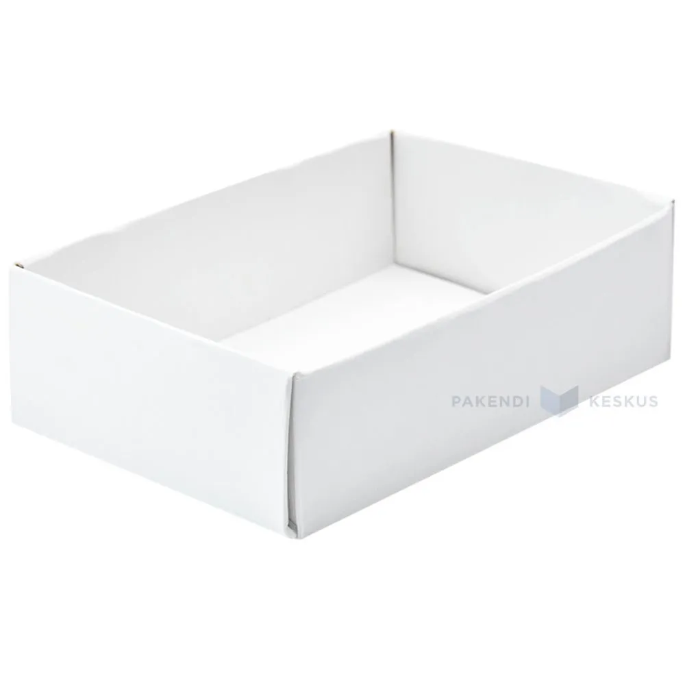 Pruun-valge kartongist PÕHI kinkekarbile 100x65x30mm