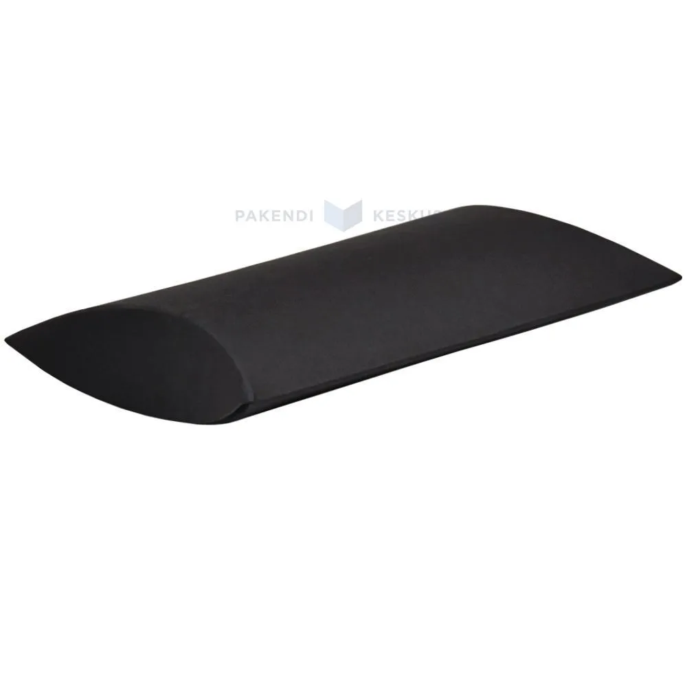 Must ovaalne karp kartongist 160x110x30mm S