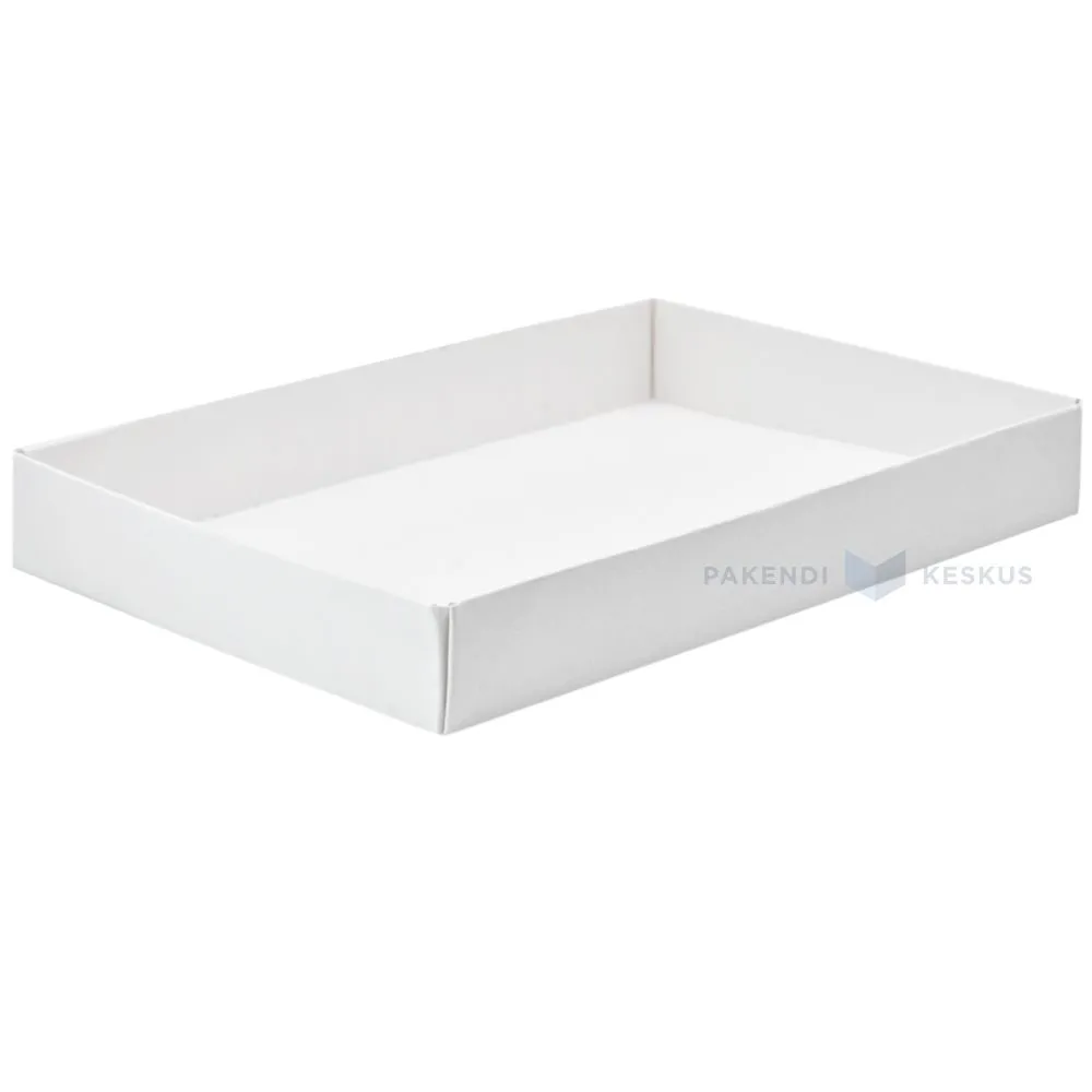 Valge PÕHI vutlar kinkekarbile 196x126x26mm