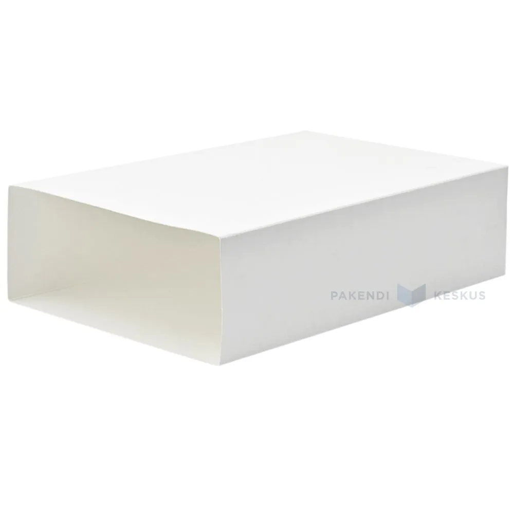 White case lid for slider box 220x160x65mm