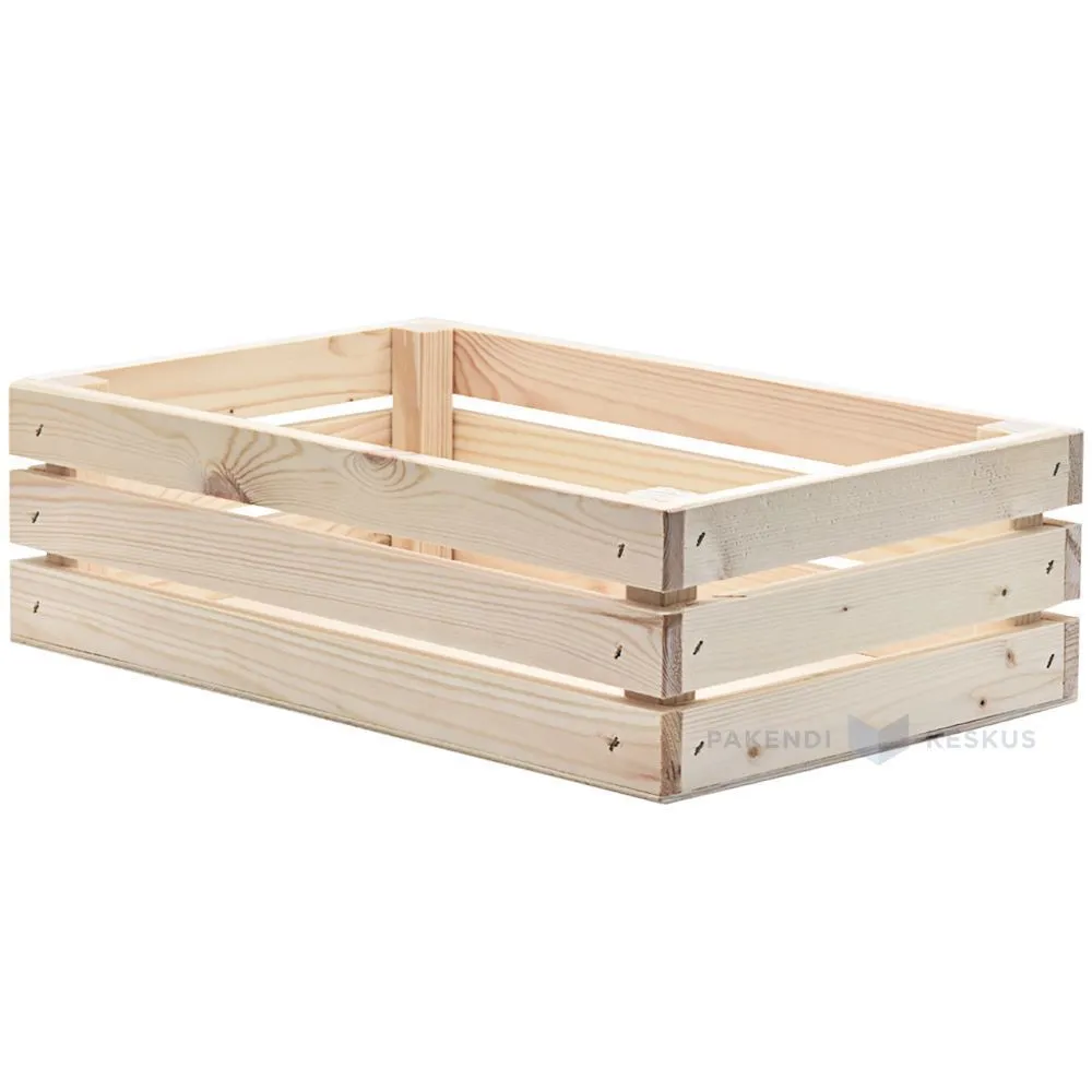 Puidust kinkekarp vineerist põhjaga 350x220x103mm