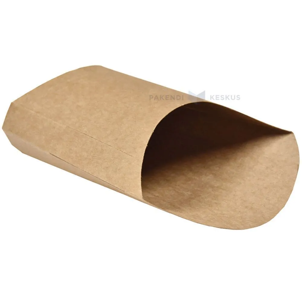 Kartona kabatiņa frī kartupeļiem 13,5x4x12,6cm, 50gb./iepakojumā