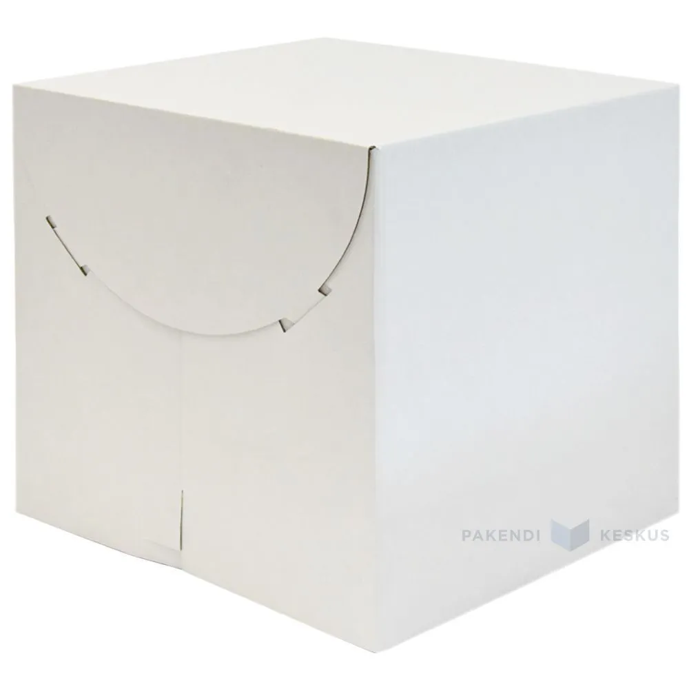 White lid for torte box 250x250x250mm, 25pcs/pack
