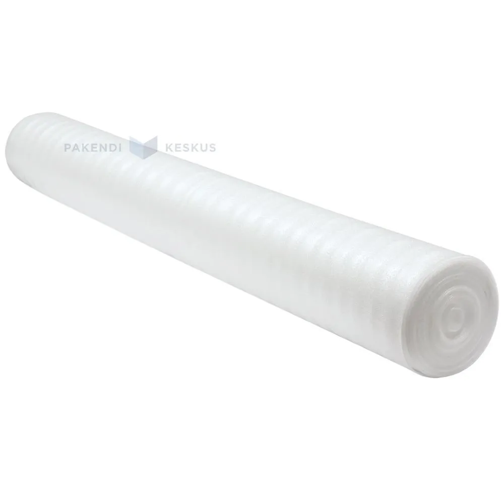 Valge pehmendusmaterjal 120cm lai, rullis 10m