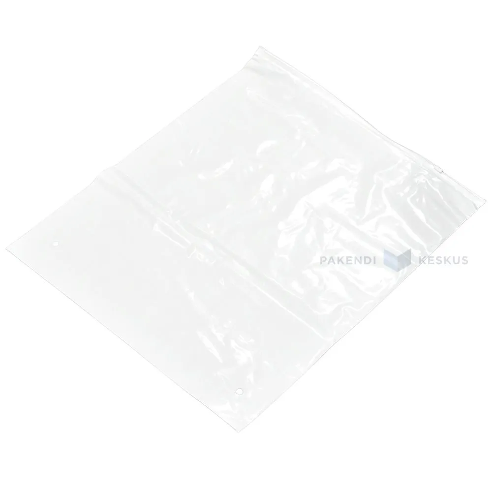 White slider bags 40x45cm 55mic, 20pcs/pack