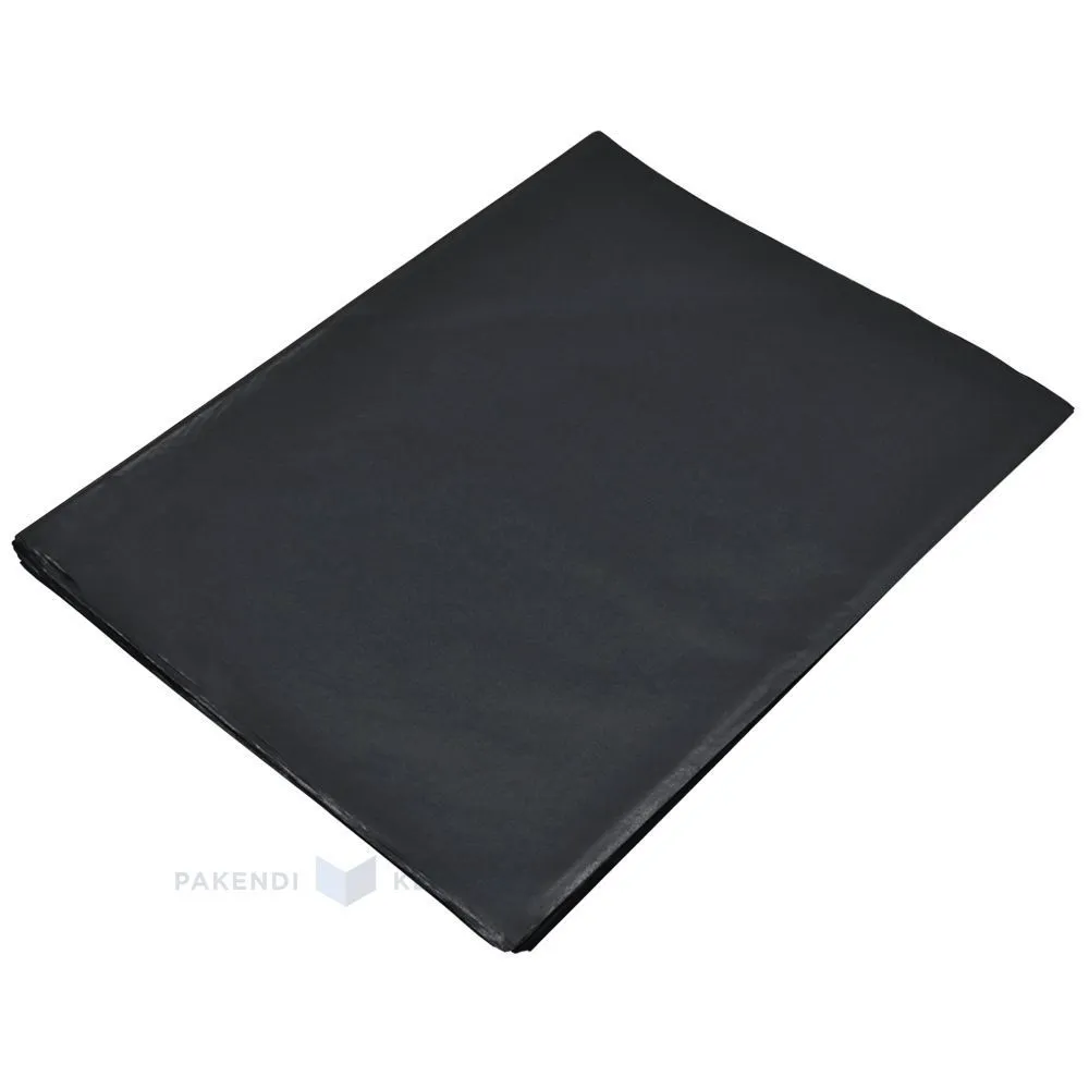 Must siidipaber 50x75cm 14g/m2, pakis 24tk