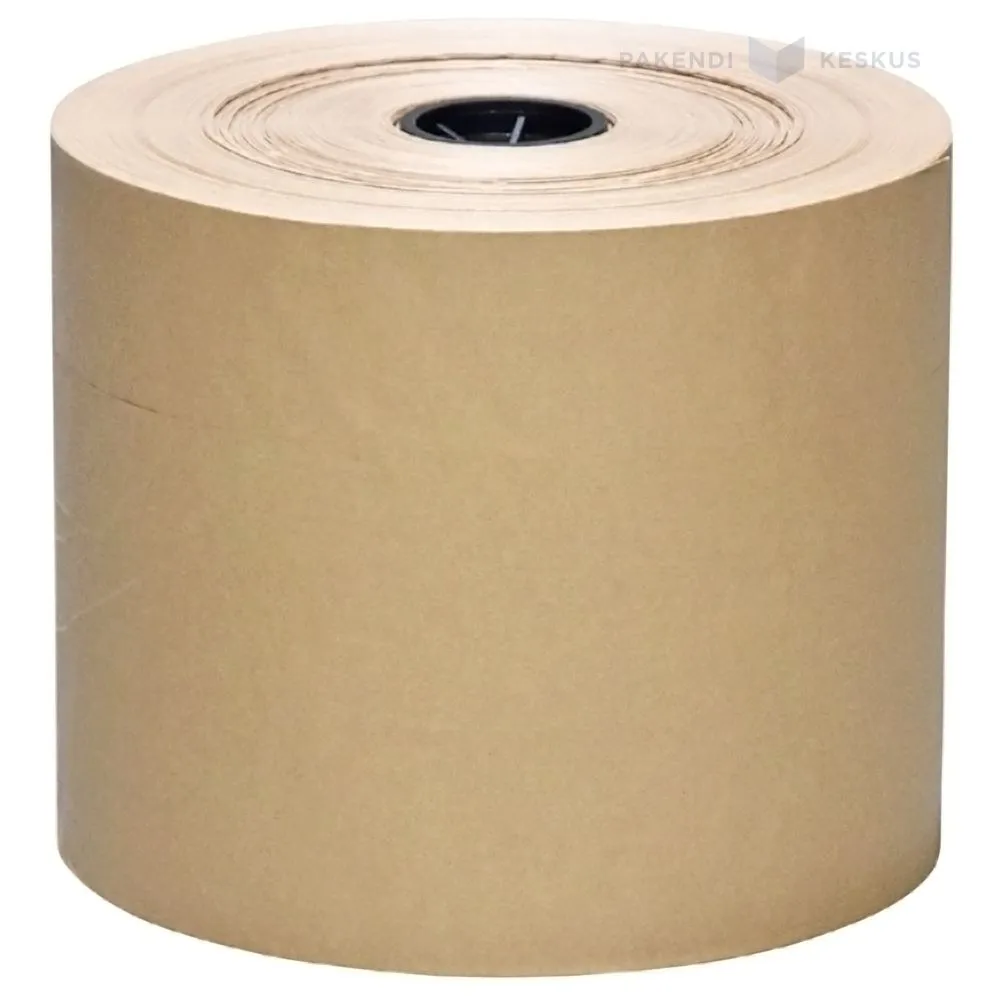 Brown kraft paper for wrikled paper production 30cm wide falsified 70g/m2, 350rm/roll
