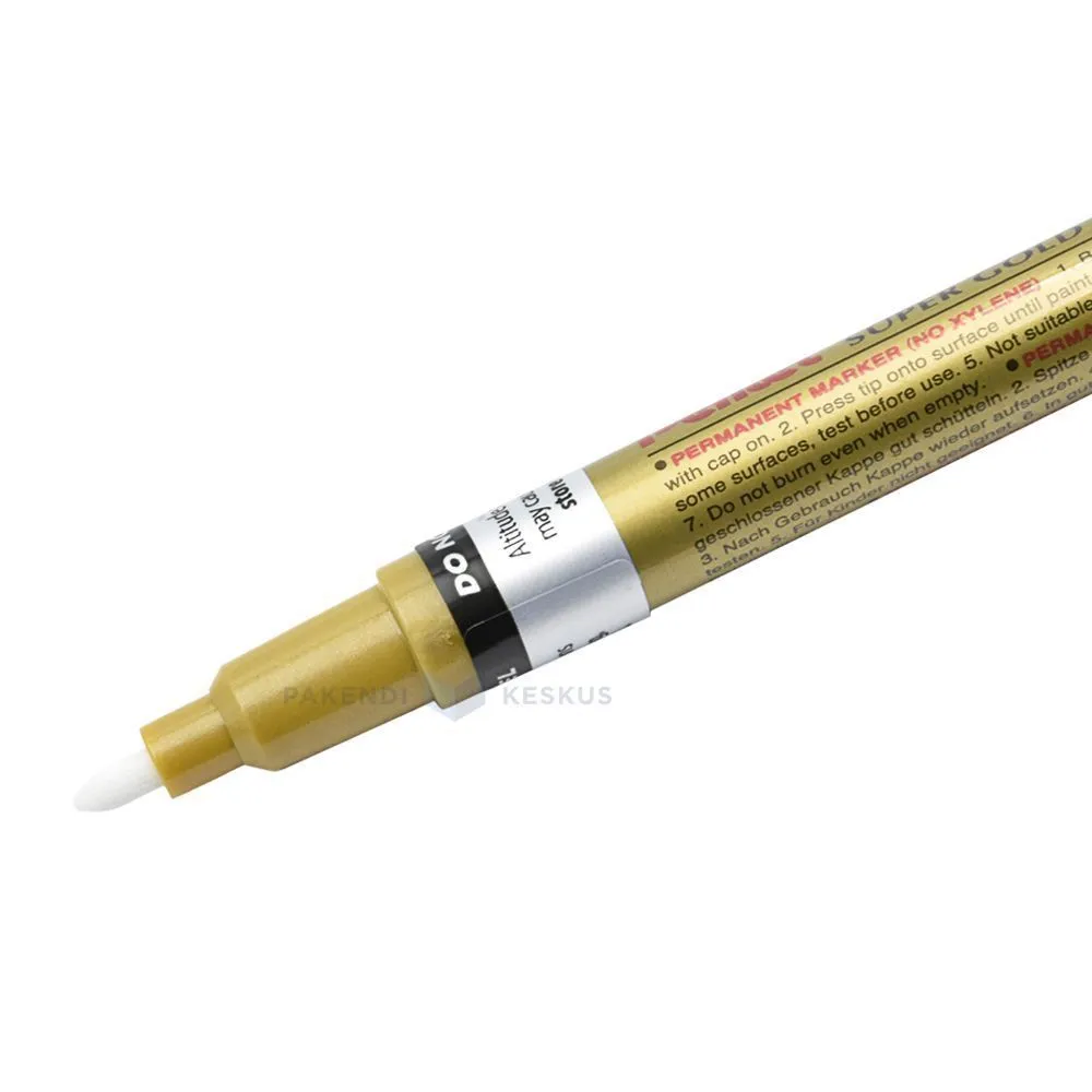 Ümara otsaga kuldne marker Pentel MSP10X 1,0mm