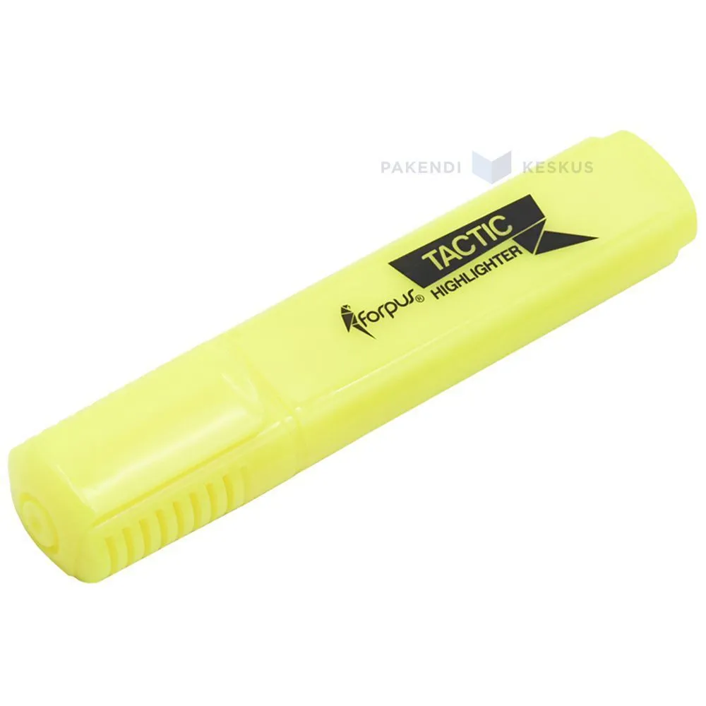 Kollane tekstimarker Tactic 2-5mm