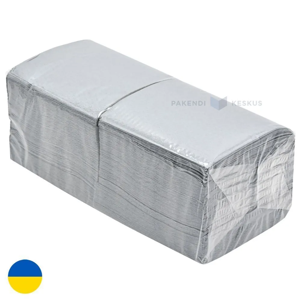 Gray 1-layered napkin 24x24cm, 300pcs/pack