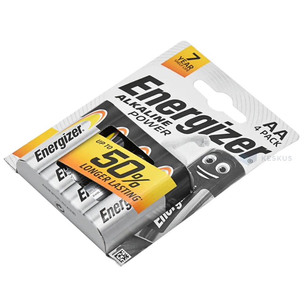 Battery AA Energizer Power, 4pcs/pack