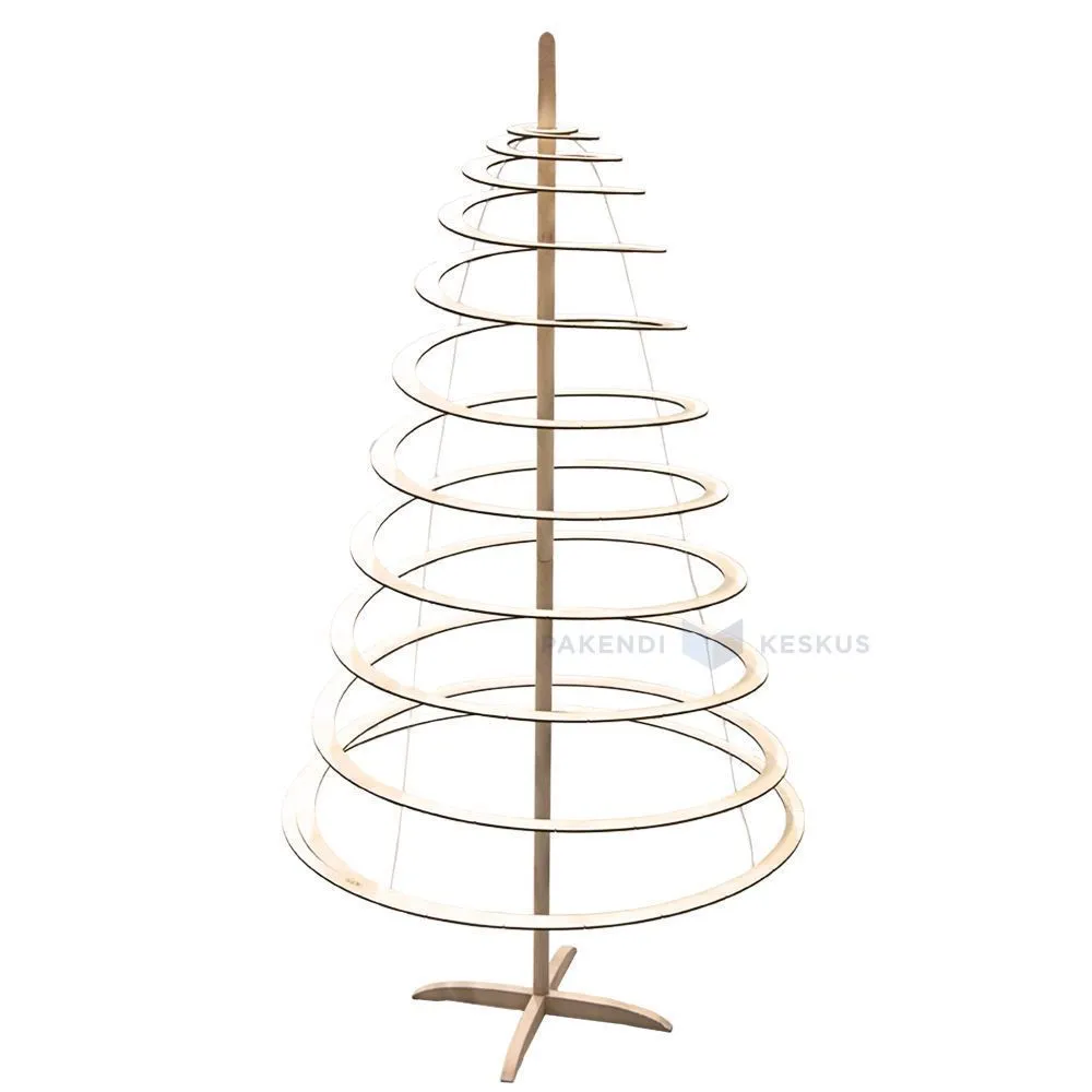 Wooden Christmas tree Spira Slim 190cm