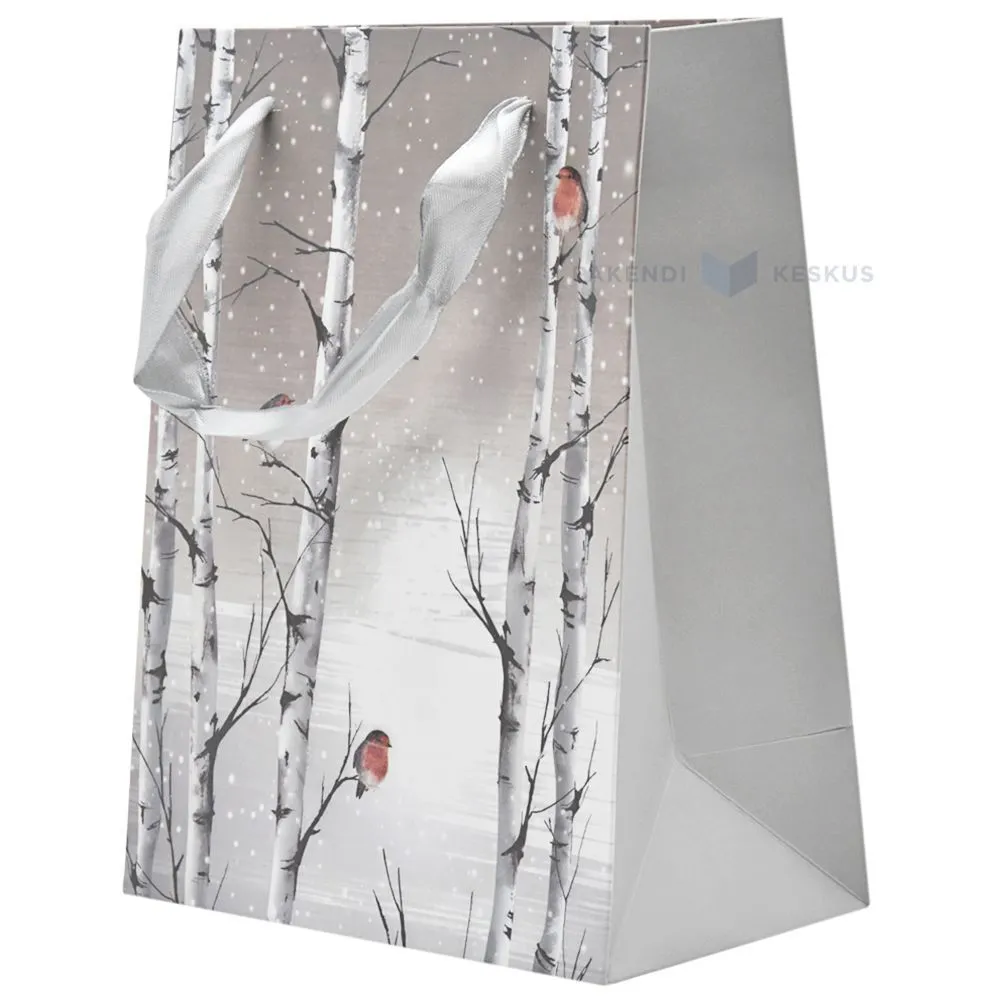 Paelsangaga kasepuude ja leevikestega kinkekott 18+10x23cm