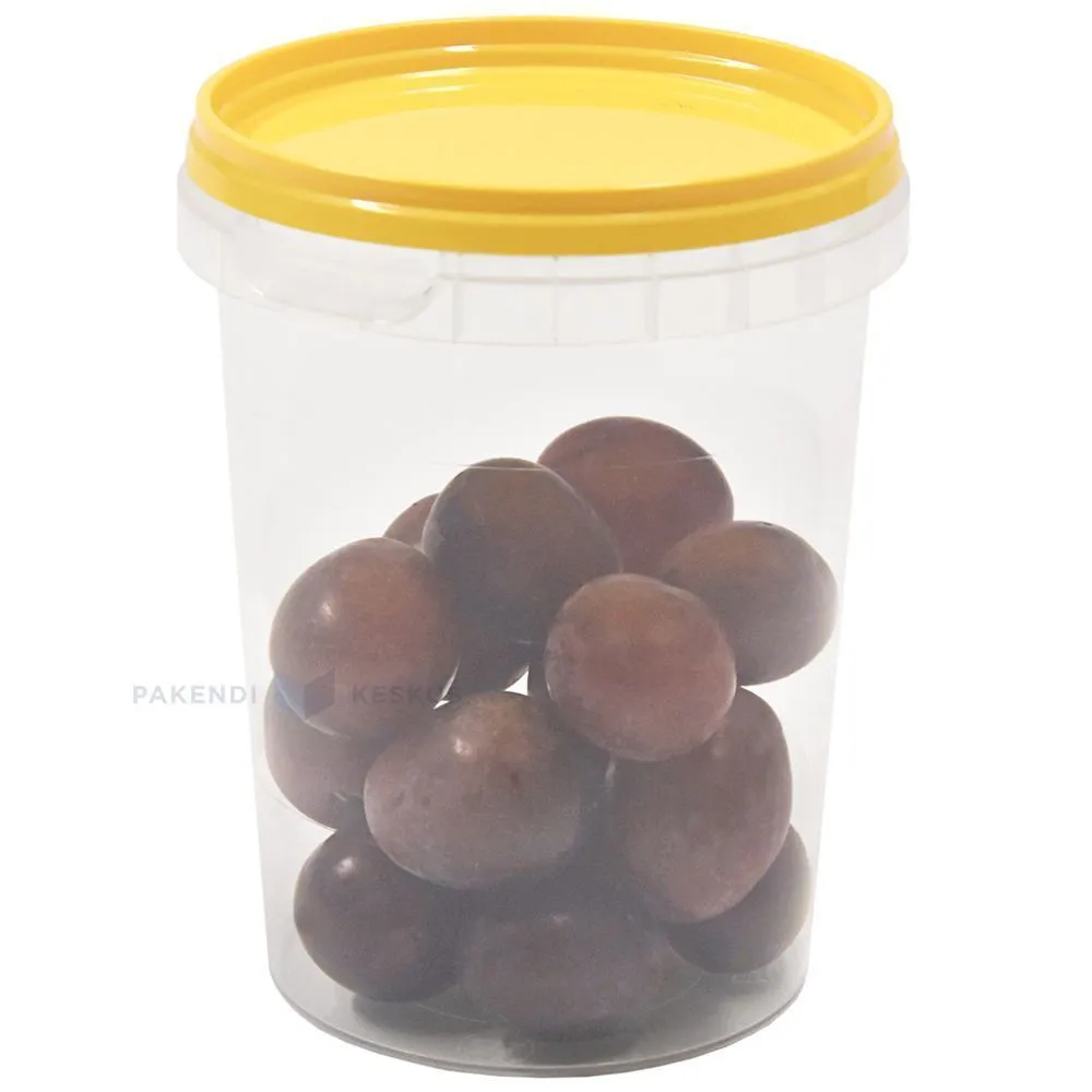 Läbipaistev plastikämber KOOS KAANEGA sangata 520ml / 0,520L