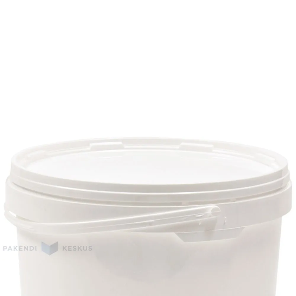 White plastic lid for 10 000ml / 10L bucket with diameter 278mm