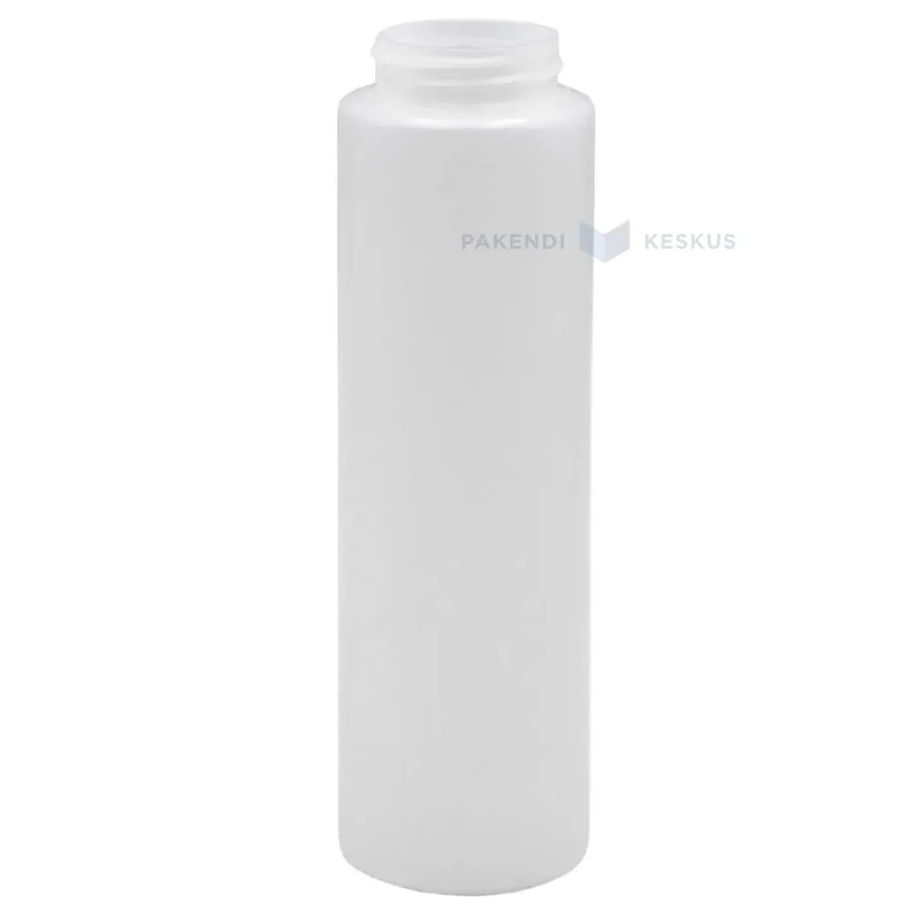 Rounded HD bottle for sauce without corc 250ml / 0,25L 38mm