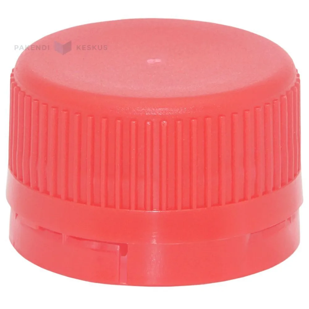 Red cork for PP and PET bottles diam. 28mm
