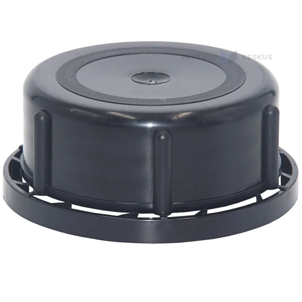 Black locking cap with EPE coating for HD canister diameter 60mm