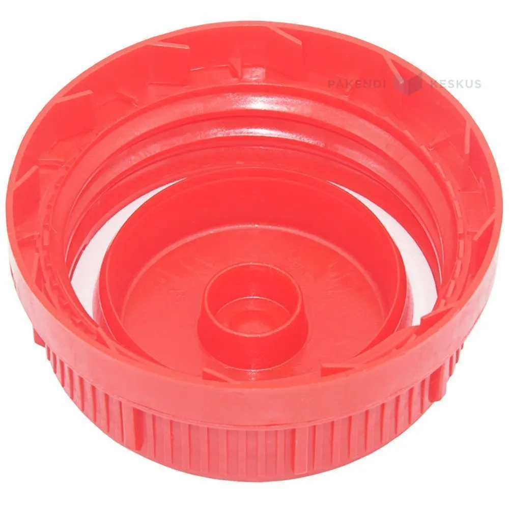 Punane fiksaatorkork EPE sisekattega HD kanistrile diam. 60mm
