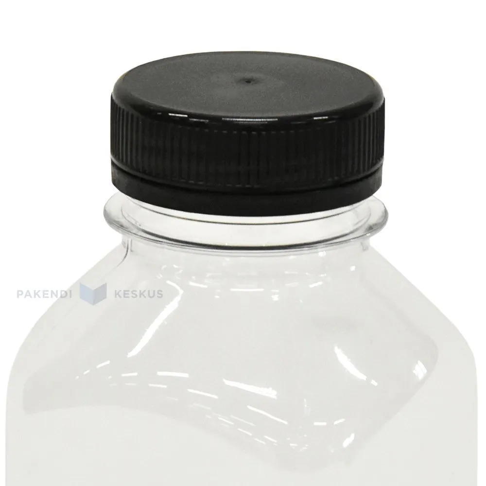 Black cork for plastic bottle diameter 38mm height 3mm