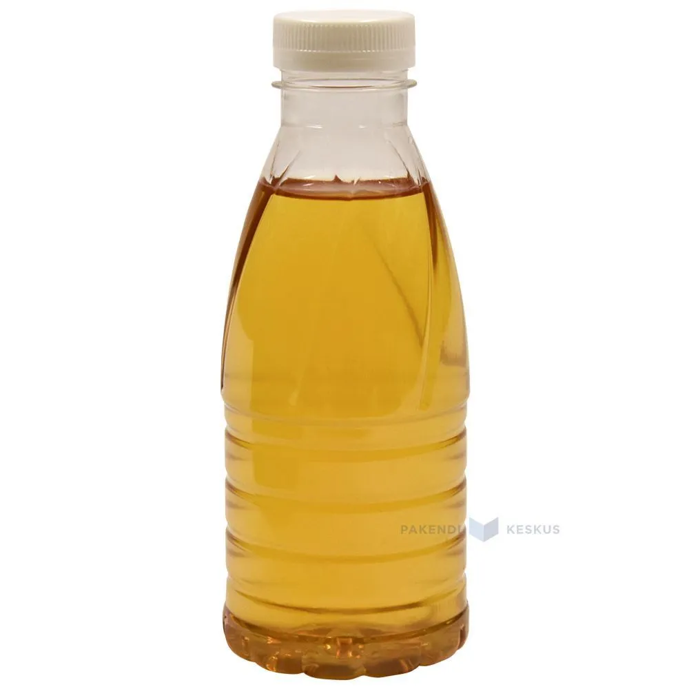PET-plastikpudel korgiga 500ml / 0,5L diameeter 38mm
