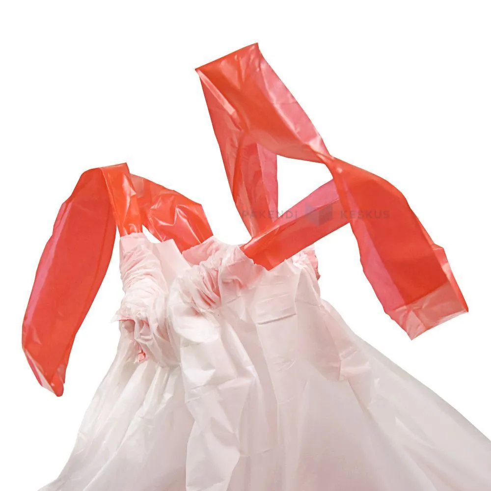 White garbage bag with string HD 30L, 15pcs/roll