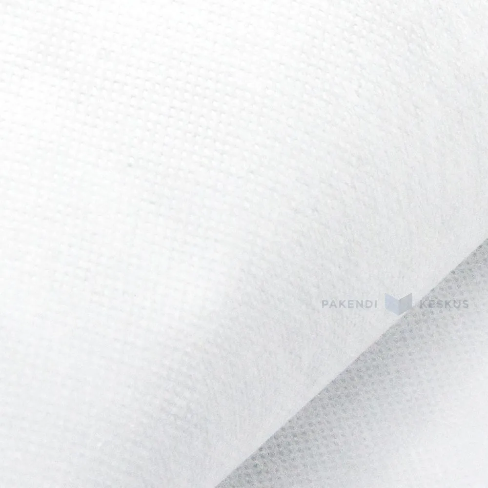 White textile shopping bag with handles 30,5+18x56cm, 20pcs/pack
