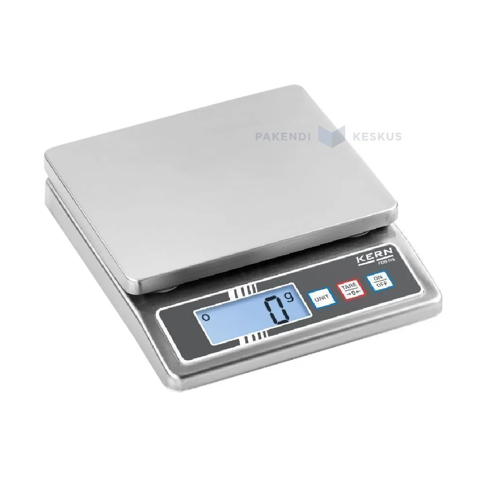 Mitrumizturīgi galda svari  Kern FOB5K3NS d 1g max 5kg