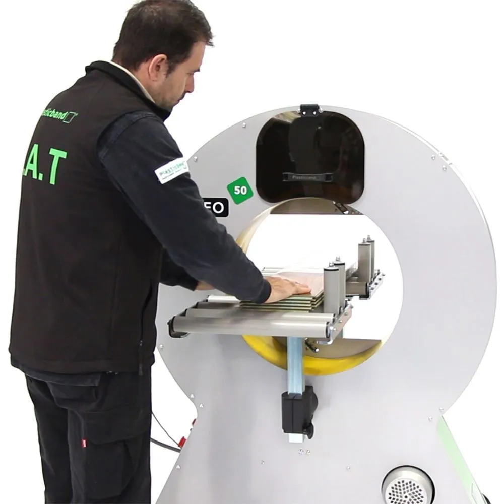 Semi-automatic orbital wrapping machine diameter 500mm