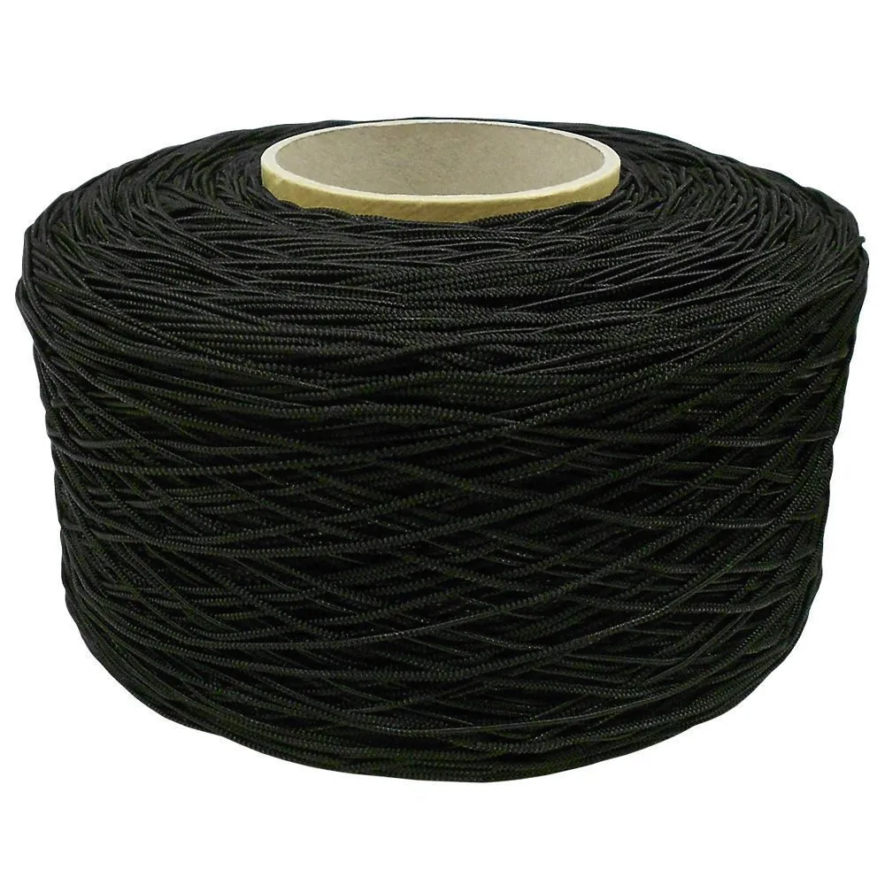 Black rubber string for tying machine 1kg, 1000m/roll