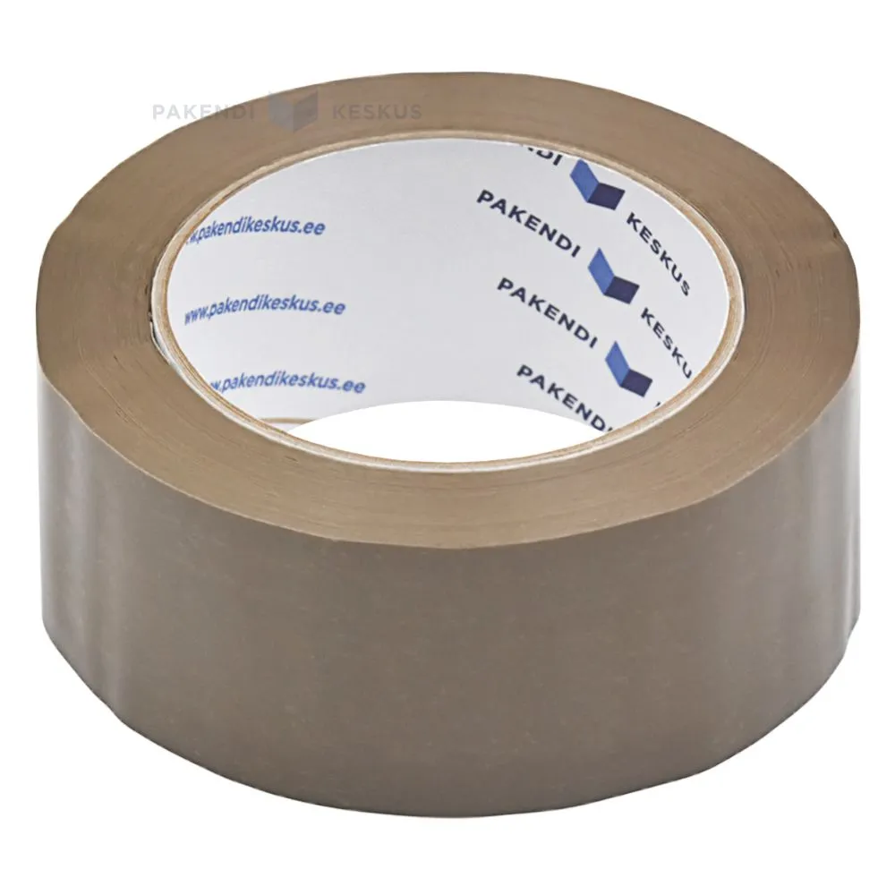 Pruun pakketeip 48mm lai solvent, rullis 132m