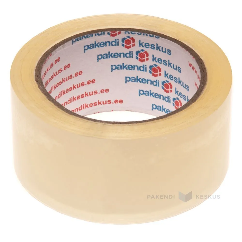 Läbipaistev pakketeip 48mm lai akrüül, rullis 66m